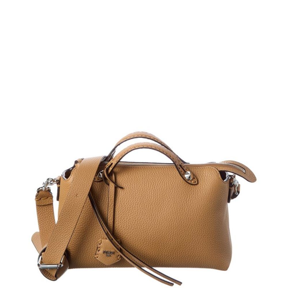 Fendi By The Way Selleria Medium Leather Shoulder Bag, Brown